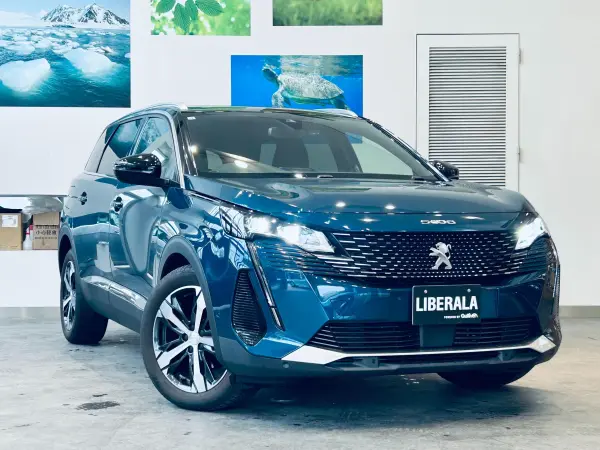 Peugeot 5008 GT BlueHDi Diesel Turbo Panoramic SR ACC Factory Display Audio Apple CarPlay Back & Side Camera Factory 18-inch AW LED Headlights Power Tailgate Wireless Charging Half Leather Power Seats with Memory Seat Heater Roof Rails (Celebes Blue) — photo 7