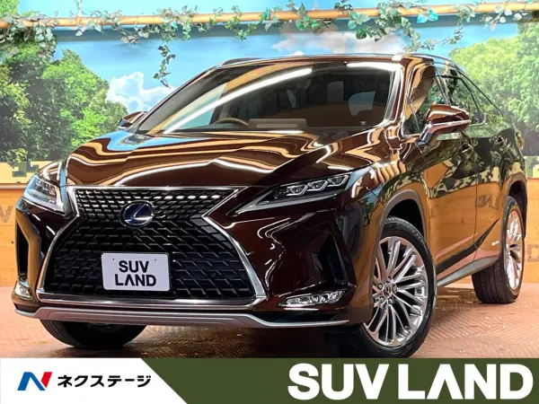 Lexus RX450hL 4WD Non-Smoking 7-Seater Sunroof Rear Entertainment 12-inch Navigation Around-View Camera Radar Cruise Power Back Door Leather Seats Ventilation Triple-Beam LED Headlights & Fog Lights Genuine 20-inch Alloy Wheels Paddle Shift (Amber Crystal Shine) — thumbnail 1