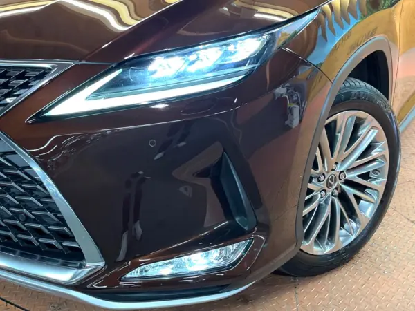 Lexus RX450hL 4WD Non-Smoking 7-Seater Sunroof Rear Entertainment 12-inch Navigation Around-View Camera Radar Cruise Power Back Door Leather Seats Ventilation Triple-Beam LED Headlights & Fog Lights Genuine 20-inch Alloy Wheels Paddle Shift (Amber Crystal Shine) — photo 8