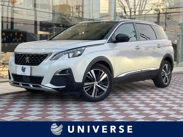 Peugeot 5008 Allure Panoramic Sunroof Genuine Navigation TV Surround View Camera Cruise Control Lane Keep/Blind Spot Assist LED Headlamps Auto High Beam Power Rear Genuine 18-inch Alloy ETC Non-Smoking (Pearl White)
