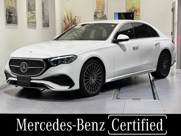 Mercedes-Benz E-Class E220 d Avantgarde AMG Line Package (ISG) Diesel Turbo MP202502 Our Demo Up / One Owner / Memory Power Seat / Seat Heater / Ambient Light / 360 Degree Camera / Leather ARTICO MICROCUT Seat / Active Parking Assist / Illuminated Step Cover / New Car Warranty Transfer (Opalite White) — thumbnail 1