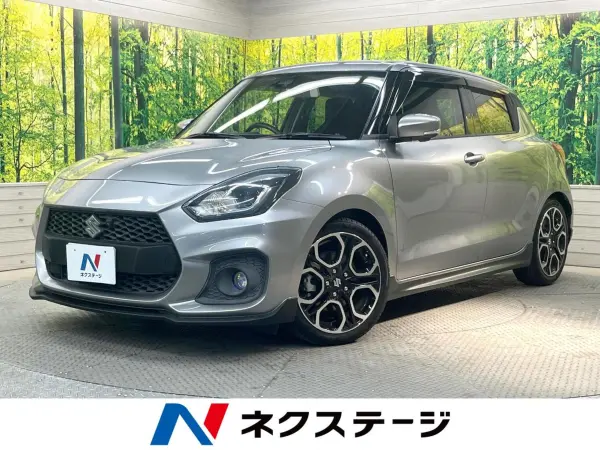 Suzuki Swift Sport 1.4 Safety Package Equipped Car Genuine 9-inch Navigation Surround View Camera Collision Mitigation System Radar Cruise Non-Smoking Car Seat Heater Smart Key LED Head Built-in ETC Auto Light Auto Air Conditioner Bluetooth (Premium Silver Metallic)
