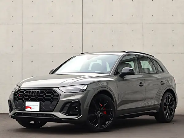 Audi SQ5 3.0 4WD Leather P 21AW Panoramic Sunroof Adaptive S Sport Air Suspension Black Styling P Red Calipers Comfort P Adaptive Cruise Control Side Assist Lane Keep ETC (Chronos Grey Metallic)