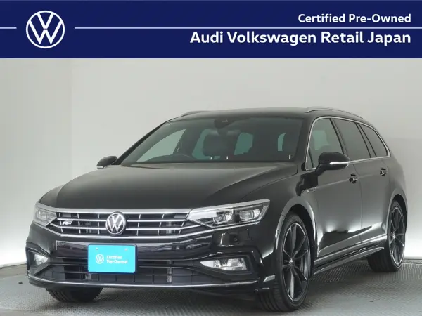 Volkswagen Passat Variant TDI R-Line Diesel Turbo Black Leather P-Seats Genuine Navigation Non-Smoking Certified Used Car (Deep Black Pearl Effect) — thumbnail 1