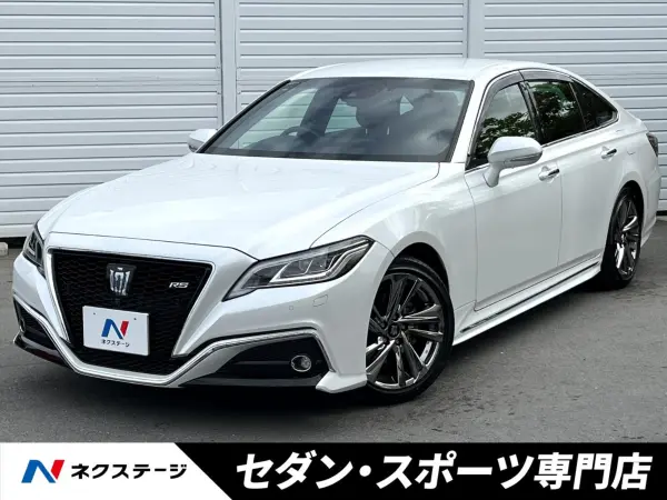 Toyota Crown Hybrid 2.5 RS Advance Late Model Genuine 12.3-inch Navigation Panoramic View Digital Inner Mirror Black Leather Memory Power Seat Seat Ventilation Safety Sense Blind Spot Triple LED Head Paddle Shift (Precious White Pearl)