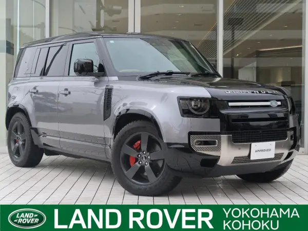 Land Rover Defender 110 X 3.0L D300 Diesel Turbo 4WD Certified Used Car Sliding Panoramic Roof Air Suspension MERIDIAN Surround Sound Interactive Driver Display Front Seat Heater/Cooler Rear Seat Heater (Eiger Grey) — thumbnail 1