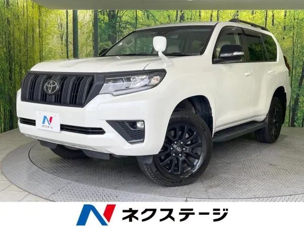 Toyota Land Cruiser Prado 2.7 TX L Package Matt Black Edition 4WD Moonroof BIG-X9 Navigation Flip-down Monitor Leather Seats 7-Seater Roof Rails Genuine 18-inch Alloy Power Seats Seat Heater Ventilation Clearance Sonar LED Head (White Pearl Crystal Shine)