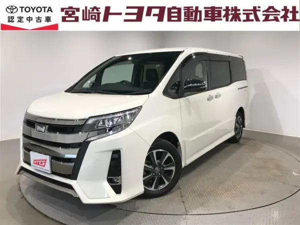 Toyota Noah Si WxB3 Collision Mitigation & Aftermarket 9-inch Navi & Backup Camera & ETC & 1-Year Warranty (White Pearl)