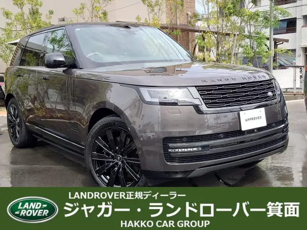 Land Rover Range Rover Autobiography 3.0L P550e Standard Wheelbase 4WD Certified Used Car 1 Owner Shadow Ex Pack MERIDIAN Signature Heated & Cooled & Massage Seats (F) Executive Class Seats Digital Mirror Sliding Panoramic Roof C Cabin Lighting 22AW (Charente Grey) — thumbnail 1