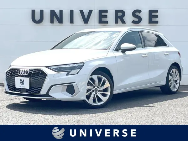 Audi A3 Sportback 1st Edition Limited 375 Units 1 Owner Apple CarPlay Genuine Navigation TV Backup Camera Matrix LED Virtual Cockpit Adaptive Cruise Active Lane Assist Power Seat ETC Non-Smoking Vehicle (Glacier White Metallic)