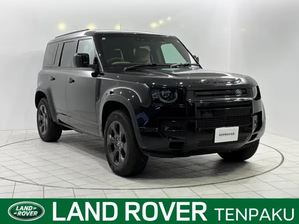 Land Rover Defender 110 X Dynamic HSE D350 Certified Used Car MERIDIAN Sunroof Black Pack 20 inch AW (Santorini Black Metallic) — thumbnail 1