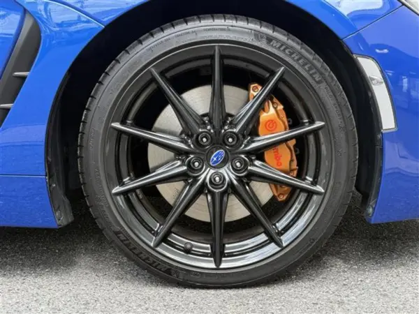 Subaru BRZ 2.4 STI Sport D-Type / 1 Owner / Non-Smoking / 6MT / Brembo Gold Calipers / Astemo SFRD Dampers / LSD / Rear Under Diffuser / 9-inch Navigation / Backup Camera / ETC / Dashcam / Bordeaux x Black Semi-Leather / EyeSight (WR Blue Pearl) — photo 9