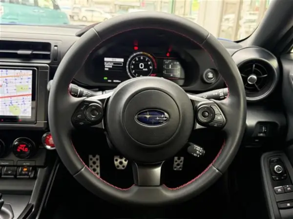 Subaru BRZ 2.4 STI Sport D-Type / 1 Owner / Non-Smoking / 6MT / Brembo Gold Calipers / Astemo SFRD Dampers / LSD / Rear Under Diffuser / 9-inch Navigation / Backup Camera / ETC / Dashcam / Bordeaux x Black Semi-Leather / EyeSight (WR Blue Pearl) — thumbnail 1