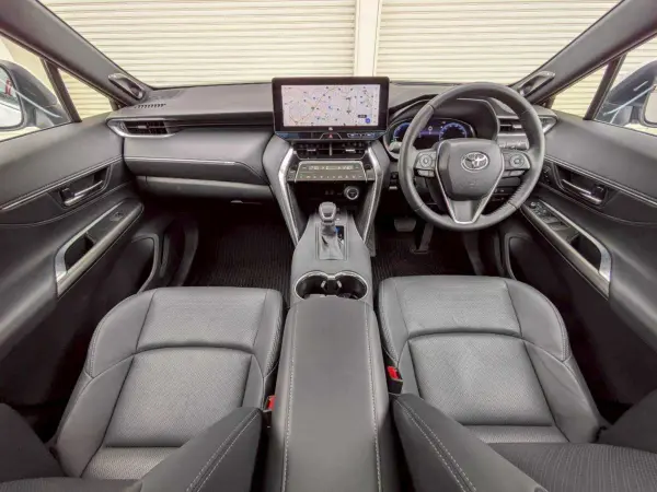 Toyota Harrier 2.5 Hybrid Z Leather Package Modellista Aero T Dimming Panoramic Roof Digital Inner Mirror Panoramic View Monitor JBL Sound Bluetooth 12.3-inch Display Leather Seats LED Headlights ETC2.0 Genuine Navigation (Platinum White Pearl Mica) — photo 7