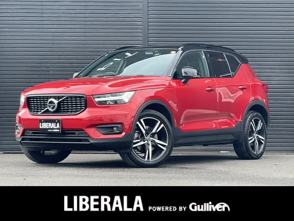 Volvo XC40 T4 AWD R-Design 4WD Black Interior Black Semi-Leather Surround View Camera Genuine HDD Navigation Full-Seg TV Bluetooth Apple CarPlay Front Power Seats All-Seat Heaters Steering Heater ACC BLIS LKA Steering Power Electric Tailgate LED Auto High Beam (Fusion Red Metallic/Black) — thumbnail 1