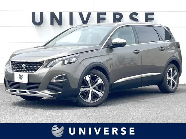 Peugeot 5008 GT BlueHDi Diesel Turbo Panoramic Sunroof Apple CarPlay Genuine Navigation TV Backup Camera Adaptive Cruise Half Leather LED Headlamps Driver Sport Pack Power Back Door ETC Non-Smoking (Amazonite Grey)