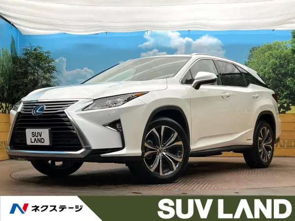 Lexus RX450hL 4WD Moonroof Non-smoking 12.3-inch Navigation Panoramic View Monitor Blind Spot Monitor Drive Recorder Full Seg Triple-beam LED Headlights Accessory Outlet Seat Ventilation (Sonic Quartz)