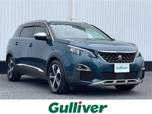Peugeot 5008 GT BlueHDi Diesel Turbo Sunroof/First Class PKG/Nappa Leather/BSM/Front Rear Drive Recorder/Hands-Free Power Tailgate/Factory Navigation/Full-Seg TV/Back Camera/Side Camera/Cruise Control/Seat Heater/ETC2.0/Non-Smoking (Green)