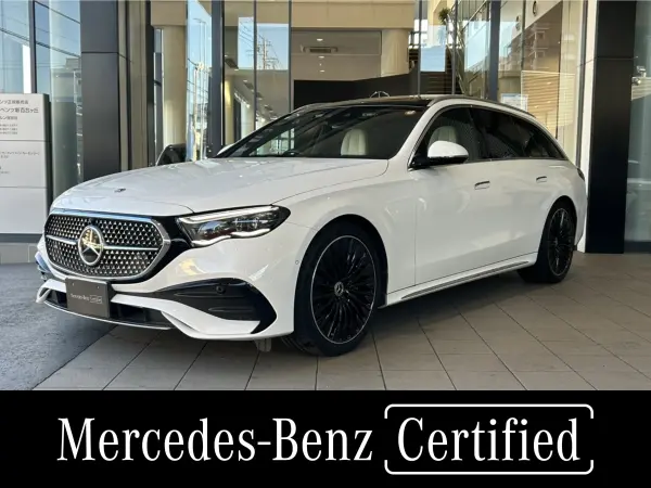 Mercedes-Benz E-Class Wagon E220 d Avantgarde AMG Line Package (ISG equipped model) Diesel Turbo MP202401 Full Options White Leather Panoramic Sliding Roof Digital Interior Package Leather Exclusive Package Advanced Package Head-Up Display Burmester Surround (Opalite White)
