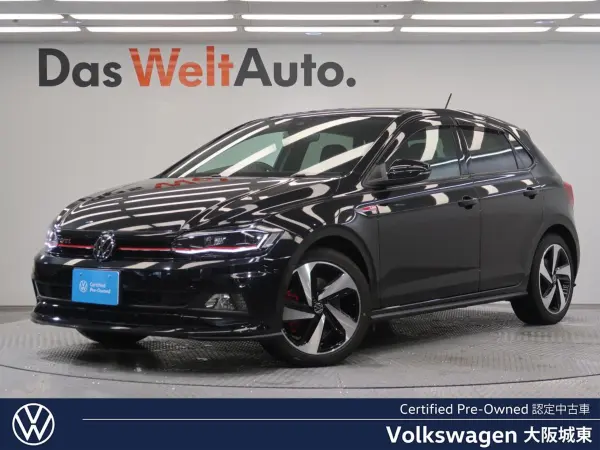 Volkswagen Polo GTI Certified Used Car Genuine Navigation Digital Meter Obstacle Sensor Collision Mitigation Brake CarPlay Technology Package Safety Package LED Headlight Rear Traffic Alert Backup Camera (Deep Black Pearl Effect)