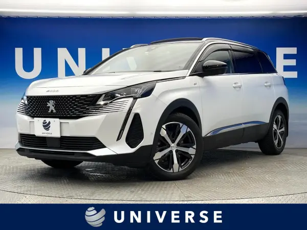 Peugeot 5008 GT BlueHDi Diesel Turbo Sunroof Genuine Navigation Full Seg ACC Back Camera Full LED Headlights Blind Spot Monitor Diesel Late Model Power Tailgate (Pearl White) — thumbnail 1