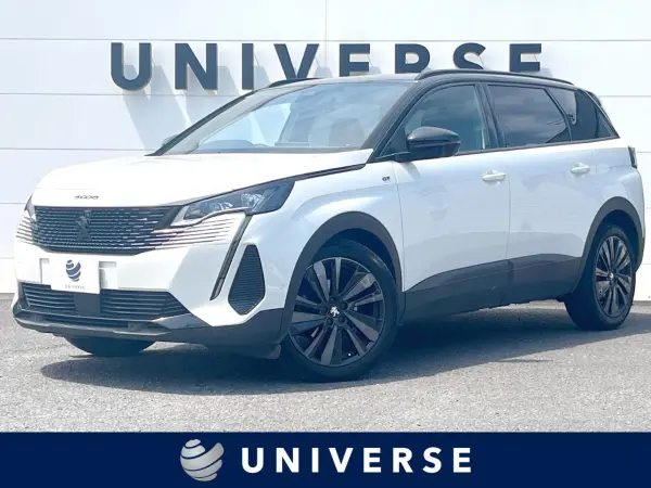 Peugeot 5008 GT Blue HDi Black Pack Diesel Turbo Limited 200 Units 1 Owner Panoramic Sunroof Genuine Navigation TV Apple CarPlay 360 Vision Adaptive Cruise Control Power Seat Heater Power Back Door Genuine 19 Inch Black AW (Pearl White) — thumbnail 1