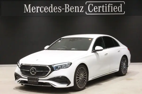 Mercedes-Benz E-Class E220 d Avantgarde AMG Line Package (ISG equipped model) Diesel Turbo MP202501 Our Demo Up / Genuine Drive Recorder / 360 Degree Camera System / Memory Power Seat / Seat Heater / Radar Safety Package / New Car Warranty Transfer / Power Rear Gate (Opalite White) — thumbnail 1