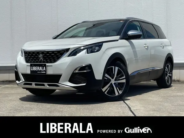 Peugeot 5008 Allure Panoramic Sunroof Navigation Full-Seg TV Backup Camera Power Tailgate Half Leather Adaptive Cruise Control Blind Spot Monitor Wireless Charging Lane Keep Assist LED Headlights (Pearl)