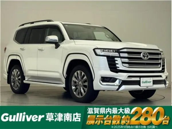 Toyota Land Cruiser 300 3.5 ZX 4WD 4WD Leather Seats (White Pearl) — thumbnail 1