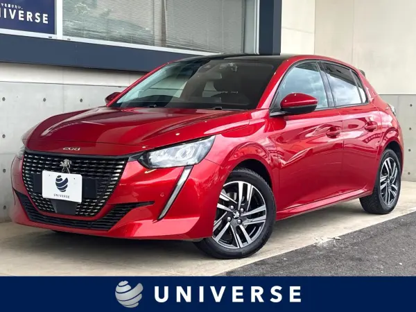 Peugeot 208 Allure Glass Roof Apple CarPlay Backup Camera Active Cruise Control Electric Parking Brake Genuine 16-inch AW LED Headlights Dual Auto AC (Elixir Red) — thumbnail 1