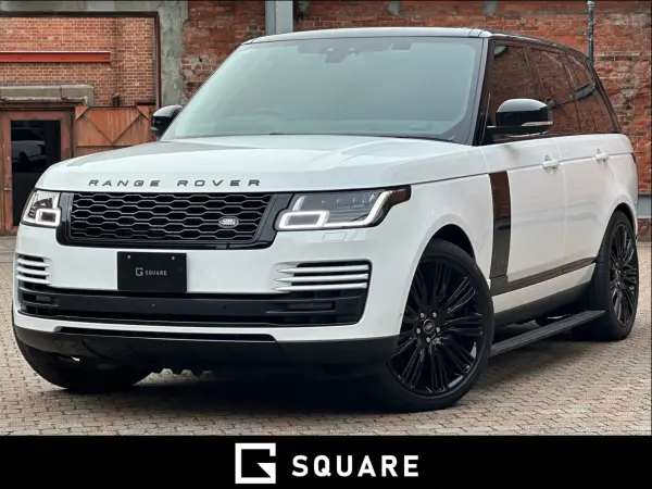 Land Rover Range Rover Westminster Black (Diesel 258PS) 4WD Panoramic Sunroof/All Seat Heaters/Front Seat Ventilation/MERIDIAN Sound System/Steering Wheel Heater/TV/Air Suspension/Rear Monitor/360 Degree Camera/Adaptive Cruise Control/Memory Electric Seats (White) — thumbnail 1