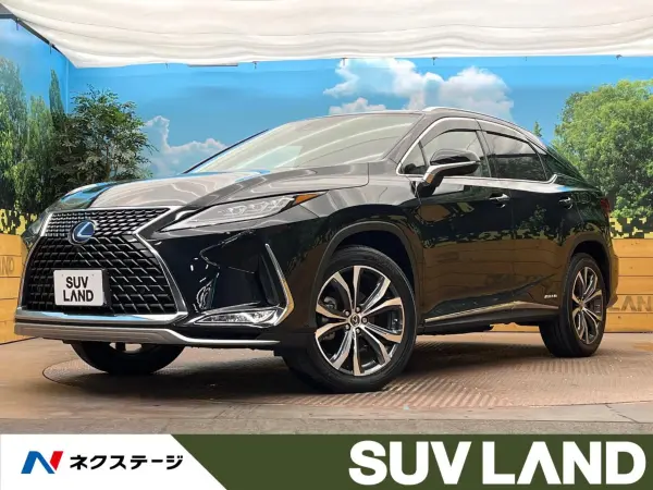 Lexus RX450h Version L 4WD Moonroof 360° Camera Mark Levinson Sound Blind Spot Monitor Seat Ventilation Radar Cruise Steering Heater Front Seat Heater All Power Seats ETC (Graphite Black Glass Flake) — thumbnail 1