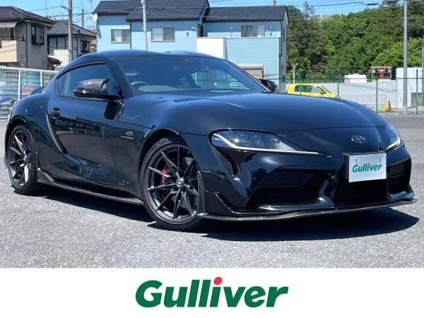 Toyota Supra 3.0 RZ One Owner MAXORID Carbon Full Aero Genuine 19-inch AW Black Full Leather Seat JBL Sound System Genuine Navigation/Full-Seg TV Backup Camera Collision Mitigation Brake LKA BSM LED Headlight Warranty Manual (Black Metallic)