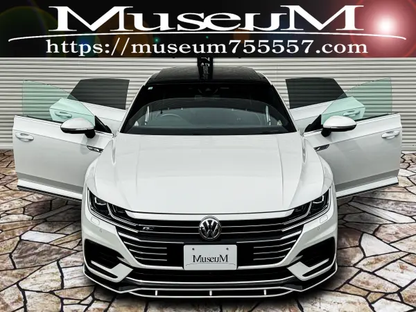 Volkswagen Arteon R-Line 4Motion Advance 4WD Aero Late Model Tail Lowered 4 Exhaust (Oryx White Pearl Effect)