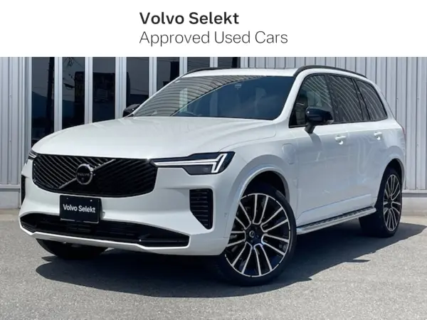 Volvo XC90 Ultra T8 AWD Plug-in Hybrid 4WD Certified Used Car (Crystal White Premium Metallic)