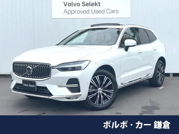 Volvo XC60 B5 AWD Inscription 4WD Certified Used Car AWD Non-Smoking Sunroof Nappa Leather Seat B&W Premium Sound IntelliSafe Collision Mitigation Brake 360 View Camera Pilot Assist Radar Cruise Genuine 9-inch Navigation (Crystal White) — thumbnail 1