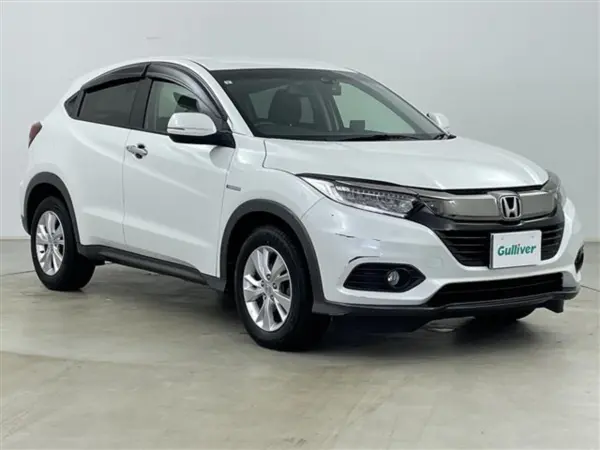 Honda Vezel 1.5 Hybrid X Honda Sensing 4WD 1-Owner Cold Region Dashcam Summer Tires Included (White Pearl) — thumbnail 1