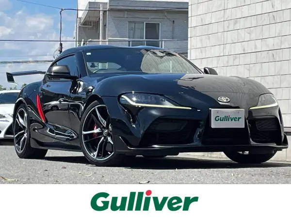Toyota Supra 3.0 RZ Non-Smoking KUHL/RACING GT Wing Black Full Leather Seat Seat Heater Power Seat Head-Up Display 19-inch Alloy Collision Mitigation Adaptive Cruise Control Lane Keep Blind Spot Paddle Shift FR Drive Recorder ETC (Black Pearl) — thumbnail 1