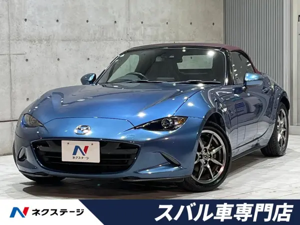 Mazda Roadster 1.5 Red Top Early Model 6MT Nappa Leather Seat Non-Smoker Mazda Connect Navigation ETC Seat Heater CD/DVD Full-Seg TV Blind Spot Monitor Collision Mitigation Bluetooth Connection Corner Sensor (Eternal Blue Mica)