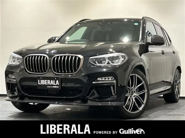 BMW X3 M40d Diesel Turbo 4WD Select Package Electric Panoramic Glass Sunroof harman/kardon Sound System Highline Package Ambient Light Aftermarket Front Spoiler H&R Lowering Springs Carbon Side Mirror Covers Apple CarPlay (Black Sapphire Metallic)