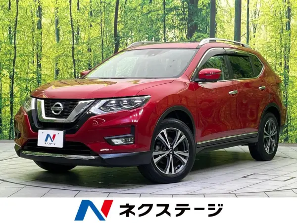 Nissan X-Trail 2.0 20X 2-Row 4WD Sunroof Genuine SD Navigation Around View Monitor Emergency Brake Radar Cruise Non-Smoking Electric Tailgate Half Leather Seat Drive Recorder Smart Key LED Head Built-in ETC (Garnet Red (CP))
