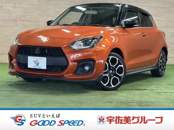 Suzuki Swift Sport 1.4 One Owner/8-inch Navi TV/Seat Heater/Auto Cruise/Dashcam/Monster Sports Muffler/LED Headlight/ETC/Back Camera/Smart Key/Push Start/6MT (Flame Orange PM Black 2-Tone Roof)