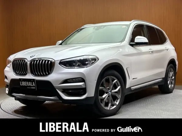 BMW X3 xDrive20d xLine Diesel Turbo 4WD ACC OEM Navi 360° Camera Black Leather Seat Seat Heater Power Seat LED Headlight Auto Light Power Tailgate Full-Seg TV OEM 19-inch AW ETC Lane Assist BSM (Mineral White Metallic)