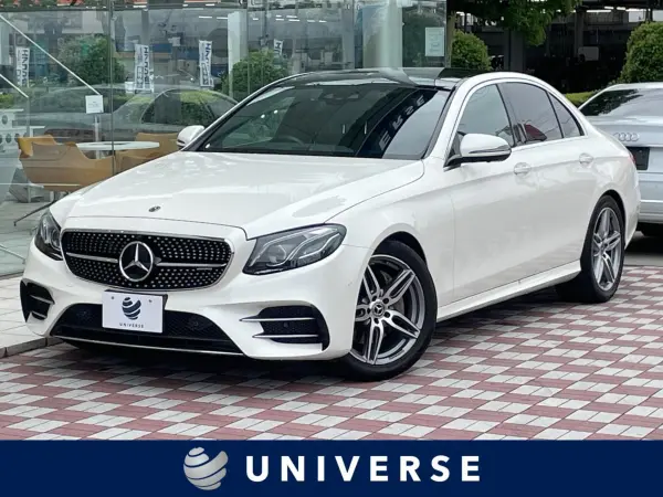 Mercedes-Benz E-Class E220d Avantgarde Sport Diesel Turbo Exclusive PKG Sunroof Burmester Sound Black Leather Seat Adaptive Cruise Control Genuine Navigation TV All-Round Camera Seat Heater Power Seat Electric Rear Bluetooth ETC Non-Smoking (Diamond White (M)) — 2017, 42,000km, for sale in Kenya