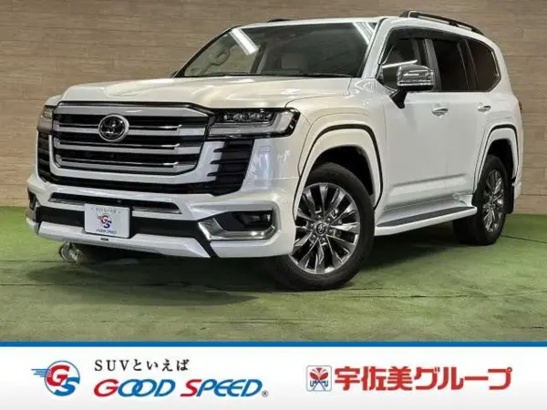 Toyota Land Cruiser 300 3.5 ZX 4WD Modellista Aero / Cool Box / Rear Entertainment / Rear Diff Lock / JBL / Sunroof / 360° Camera / Beige Leather Seats / Head-Up Display / Power Back Door / Seat Heaters / Seat Coolers (Precious White Pearl)