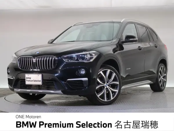 BMW X1 xDrive 18d xLine 4WD Certified Used Car Black Leather Seats (Black Sapphire)