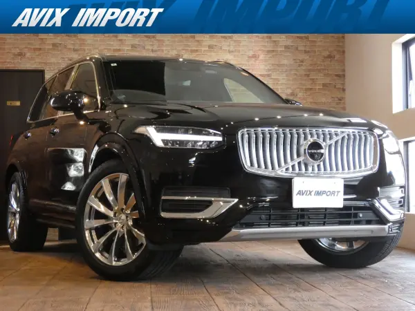 Volvo XC90 T8 Twin Engine AWD Excellence 4WD Special Limited Edition Polestar Program Rear Seat Massage Folding Table Black Leather Bowers & Wilkins SR Navigation TV Surround View P-Seat Front/Rear Heater & Ventilated Massage Rear Entertainment HUD ACC Power Trunk LED Lights 21AW (Onyx Black Metallic)