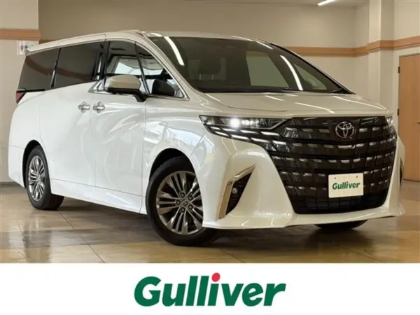 Toyota Alphard 2.5 Z 4WD One Owner Cold Spec Dual Moonroof Genuine Navigation Full Seg TV 360 Camera Digital Inner Mirror Power Back Door Black Leather Seat Mirror Heater Wireless Charging Built-in ETC (Platinum White Pearl Mica)