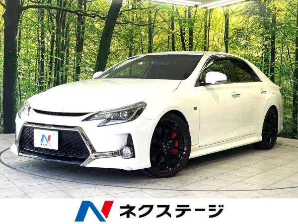 Toyota Mark X 2.5 250G S Package G's V6 Engine SD Navigation Backup Camera Cruise Control Non-Smoking Half Leather Seat Smart Key HID Head Built-in ETC Auto Light Auto Air Conditioner Full Seg HID Fog (White Pearl Crystal Shine)