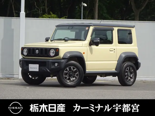 Suzuki Jimny Sierra 1.5 JC 4WD Memory Navi Backup Camera Damage Reduction BK (Chiffon Ivory M Black 2-Tone Roof)